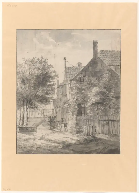 Gezicht op een herberg Wall Art by Joris van der Haagen - High-Resolution Digital Print