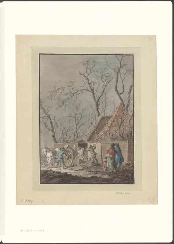 Gezicht op een ijskelder Wall Art by Unknown - High-Resolution Digital Print