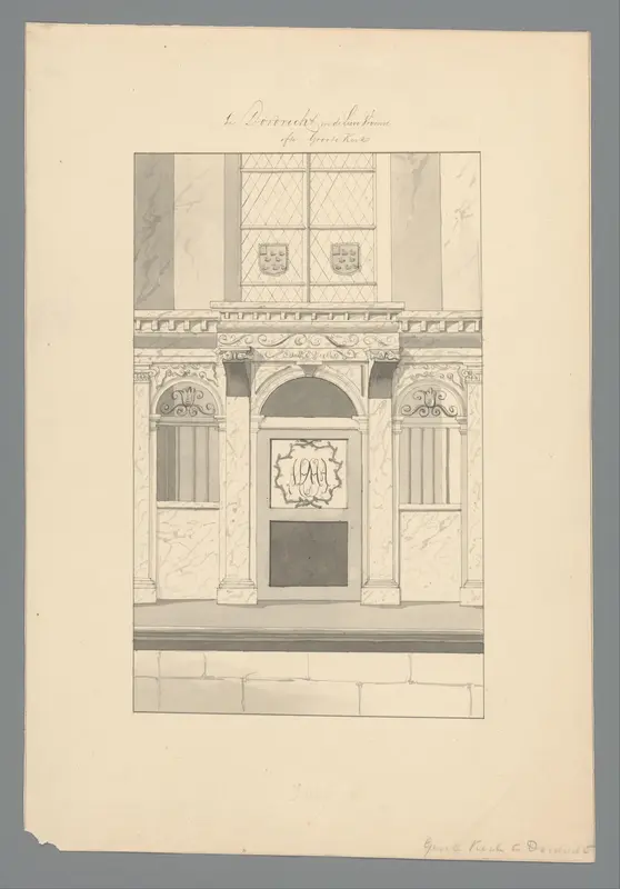 Gezicht op een kapel in de Grote Kerk te Dordrecht Wall Art by anonymous - High-Resolution Digital Print