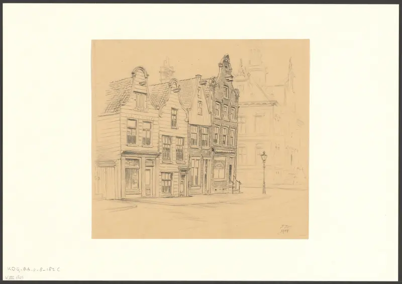 Gezicht op een straat te Amsterdam Wall Art by Unknown - High-Resolution Digital Print