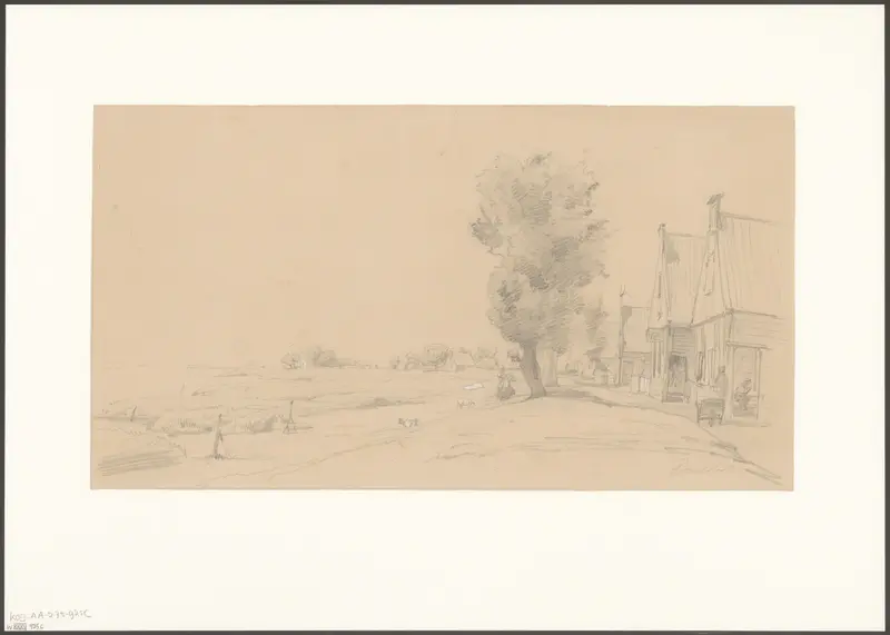 Gezicht op een weg in Buiksloot Wall Art by anonymous - High-Resolution Digital Print