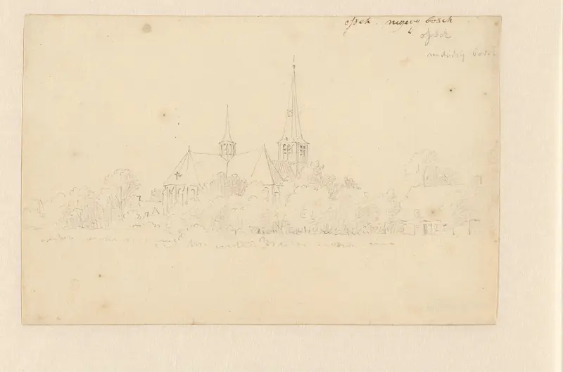 Gezicht op Esch in Noord-Brabant Wall Art by Cornelis Pronk - High-Resolution Digital Print