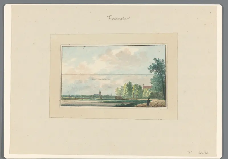 Gezicht op Franeker Wall Art by anonymous - High-Resolution Digital Print