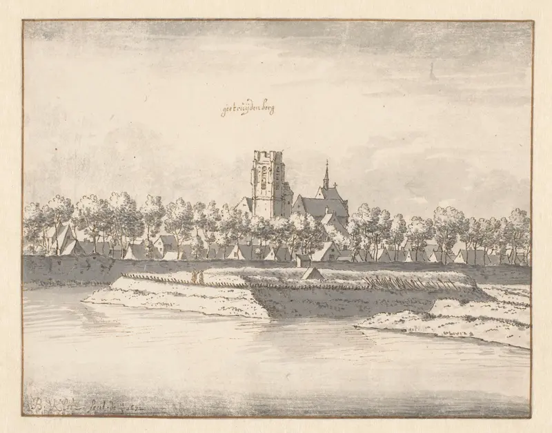 Gezicht op Geertruidenberg, Noord-Brabant Wall Art by Barend Klotz - High-Resolution Digital Print