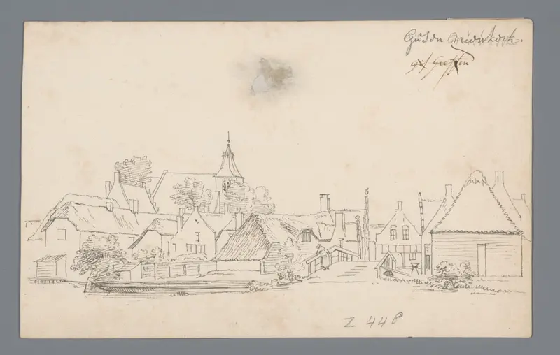 Gezicht op Giessenburg Wall Art by Unknown - High-Resolution Digital Print