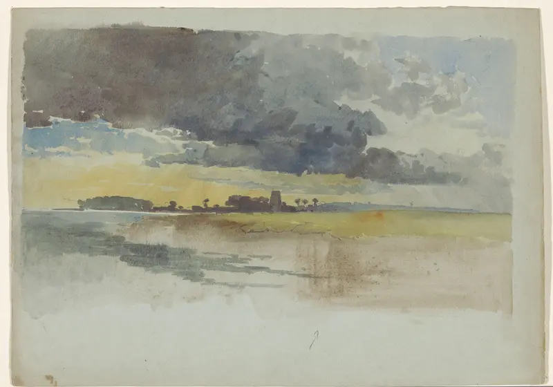 Gezicht op Gillingham Church, Kent Wall Art by James Chisholm Gooden - High-Resolution Digital Print
