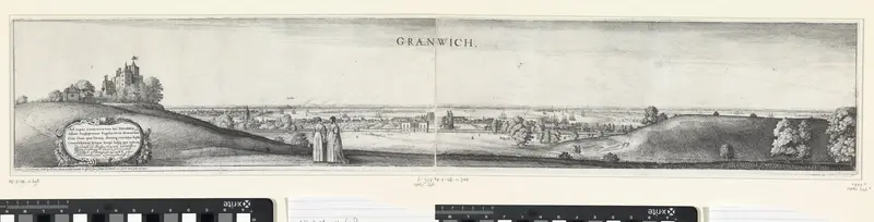 Gezicht op Greenwich Wall Art by Henry Peacham - High-Resolution Digital Print