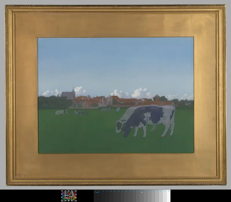 Gezicht op Hattem Wall Art by Jan Voerman (1857-1941) - High-Resolution Digital Print