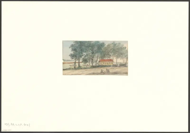Gezicht op herberg Het Laatste Stuivertje aan de Overtoom Wall Art by Unknown - High-Resolution Digital Print
