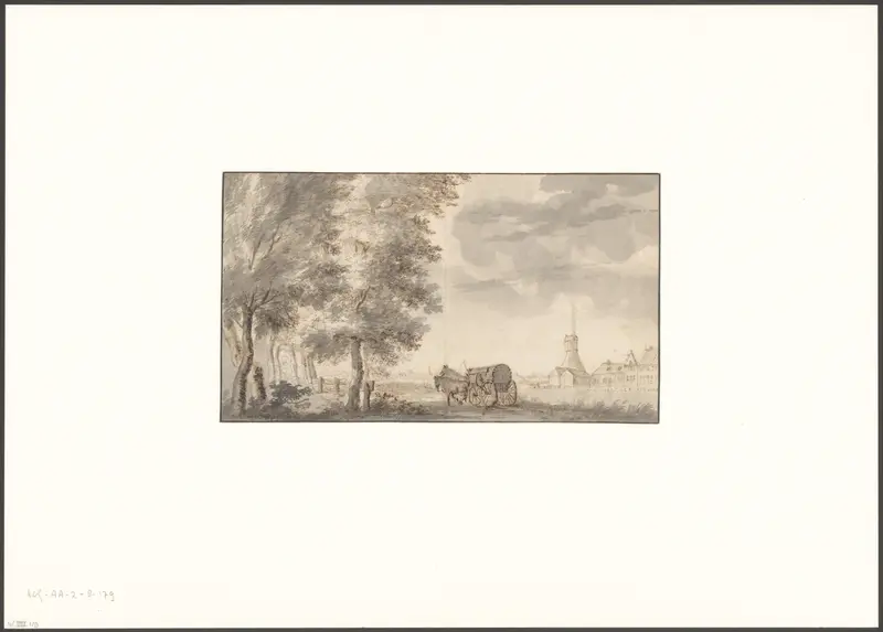 Gezicht op herberg Het Molentje aan de Amsteldijk Wall Art by Unknown - High-Resolution Digital Print