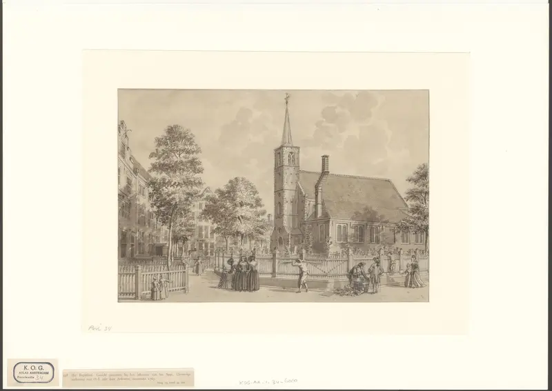 Gezicht op het Begijnhof Wall Art by Hermanus Petrus Schouten - High-Resolution Digital Print