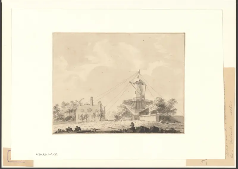 Gezicht op het bolwerk Muiden Wall Art by Unknown - High-Resolution Digital Print