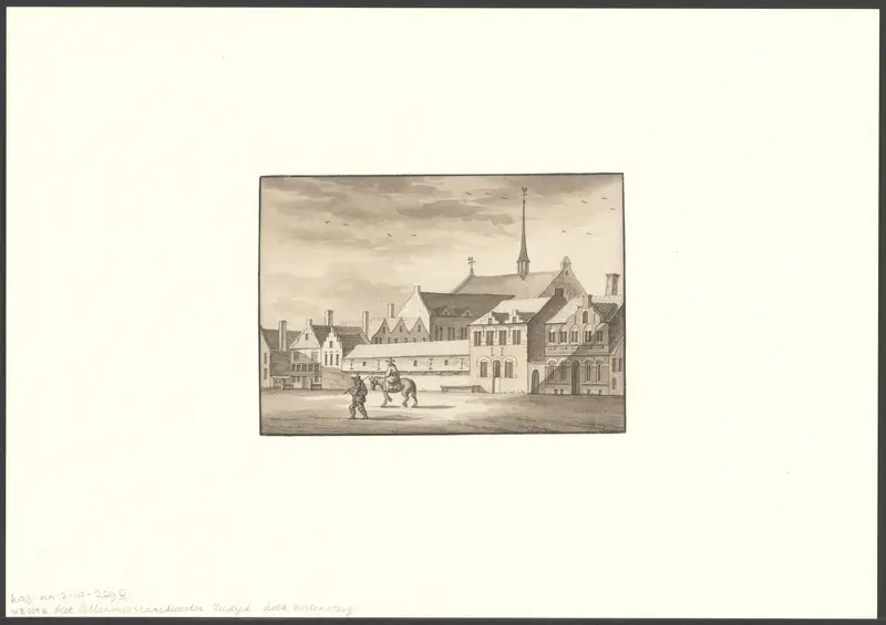 Gezicht op het Cellebroedersklooster of Cellezustersklooster Wall Art by Unknown - High-Resolution Digital Print
