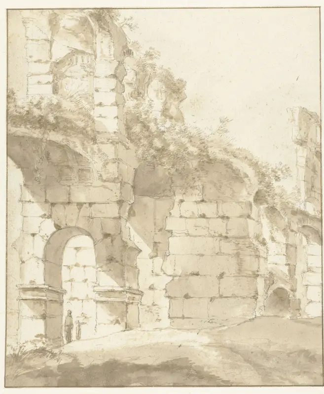 Gezicht op het Colosseum Wall Art by Unknown - High-Resolution Digital Print
