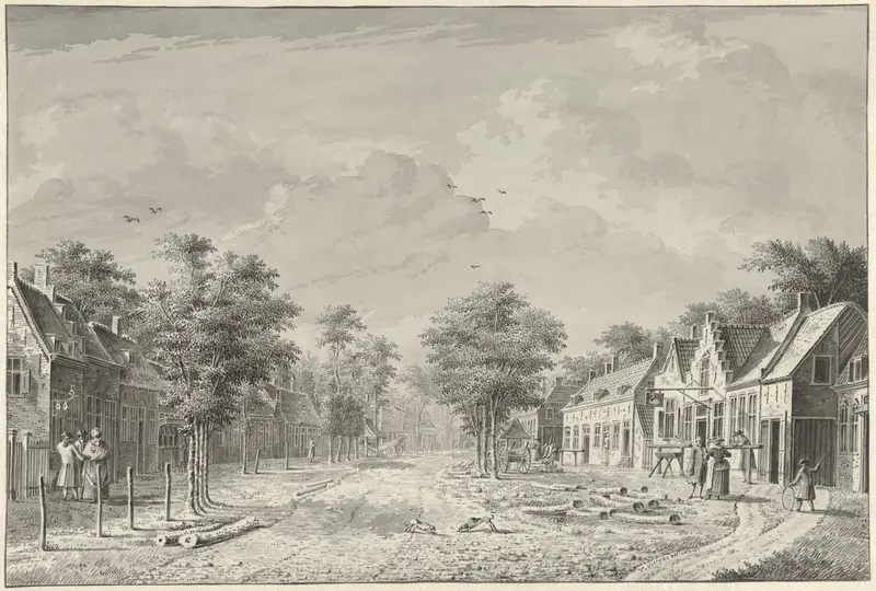 Gezicht op het dorp De Bilt Wall Art by Unknown - High-Resolution Digital Print