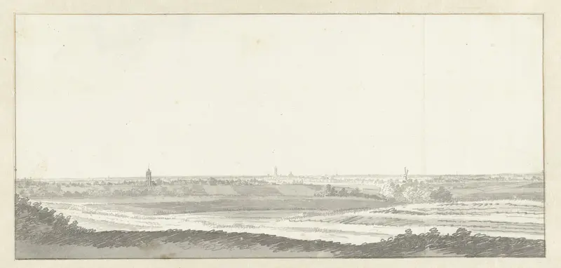 Gezicht op het dorp Laars Wall Art by Unknown - High-Resolution Digital Print