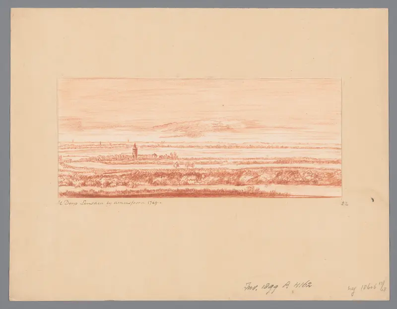 Gezicht op het dorp Leusden Wall Art by anonymous - High-Resolution Digital Print
