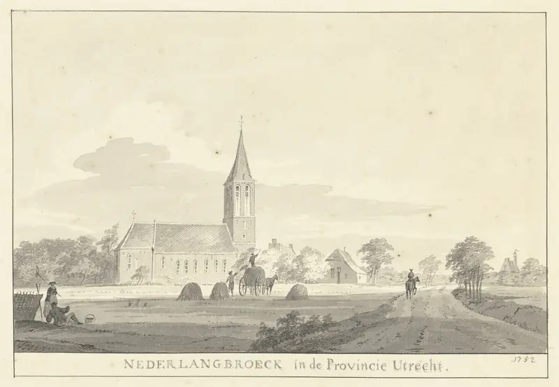 Gezicht op het dorp Nederlangbroek Wall Art by Pieter Jan van Liender - High-Resolution Digital Print