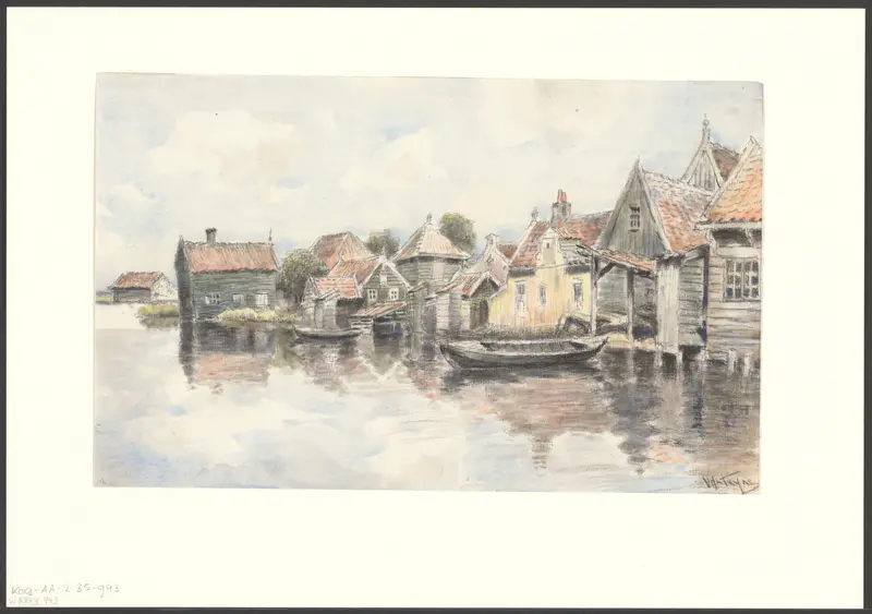 Gezicht op het Grote Die Wall Art by Unknown - High-Resolution Digital Print