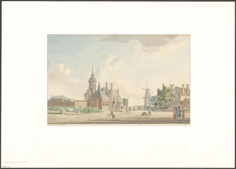 Gezicht op het Haarlemmerplein Wall Art by Unknown - High-Resolution Digital Print