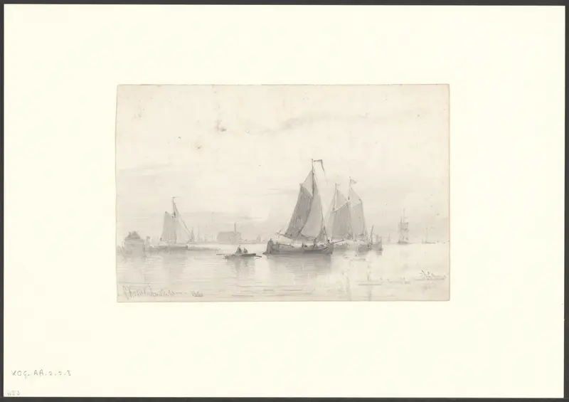 Gezicht op het IJ Wall Art by Unknown - High-Resolution Digital Print
