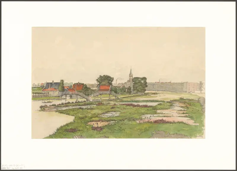 Gezicht op het Jan van Galenplantsoen Wall Art by Unknown - High-Resolution Digital Print