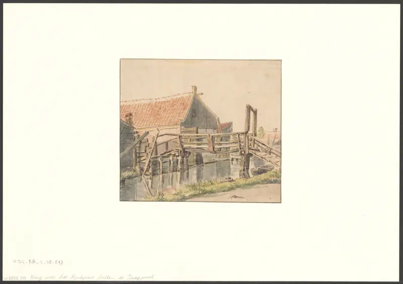 Gezicht op het Kerkpad Wall Art by Anthonie van den Bos - High-Resolution Digital Print