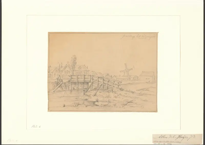 Gezicht op het Kuiperspad en molen De Samson Wall Art by Albert Martin - High-Resolution Digital Print