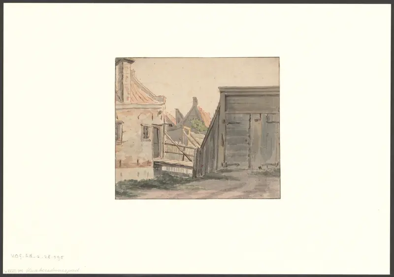 Gezicht op het Kwakersdwarspad Wall Art by Unknown - High-Resolution Digital Print