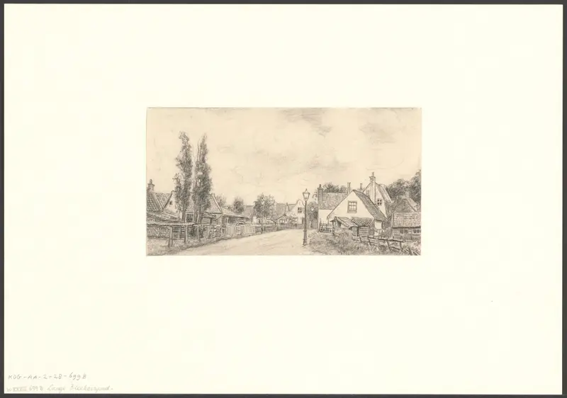 Gezicht op het Lange Blekerspad Wall Art by anonymous - High-Resolution Digital Print