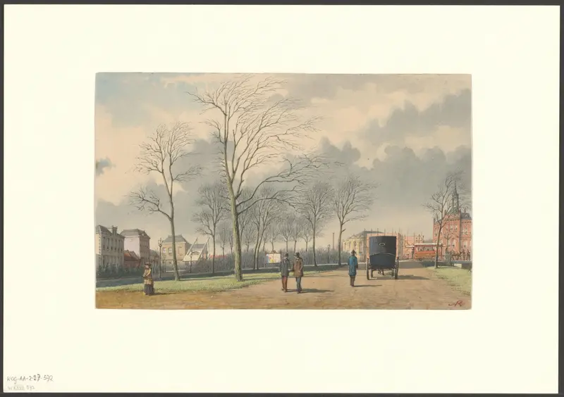 Gezicht op het Leidsebosje Wall Art by Unknown - High-Resolution Digital Print