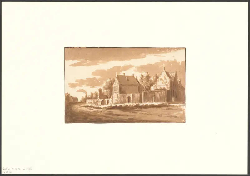 Gezicht op het Leprozenhuis Wall Art by Unknown - High-Resolution Digital Print
