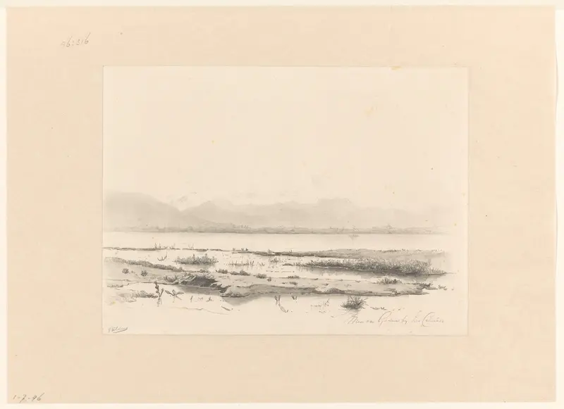 Gezicht op het meer van Genève bij Les Créneés Wall Art by Gerard Bilders - High-Resolution Digital Print