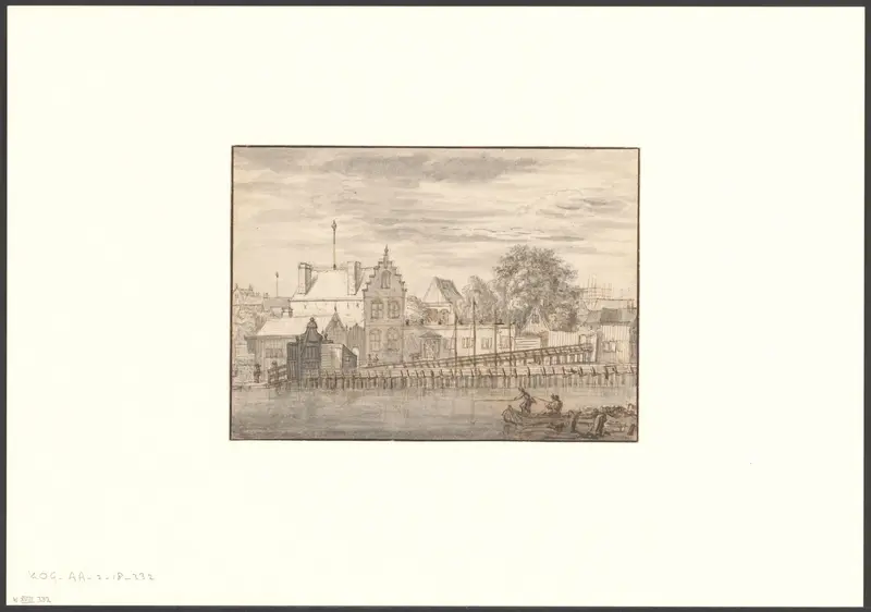 Gezicht op het Nieuwe Doolhof op de Rozengracht Wall Art by anonymous - High-Resolution Digital Print
