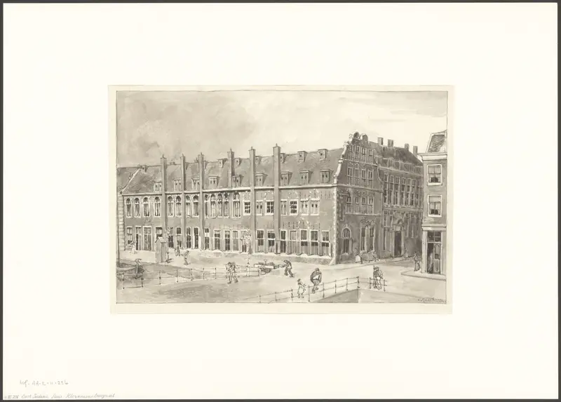 Gezicht op het Oost-Indisch Huis Wall Art by Unknown - High-Resolution Digital Print