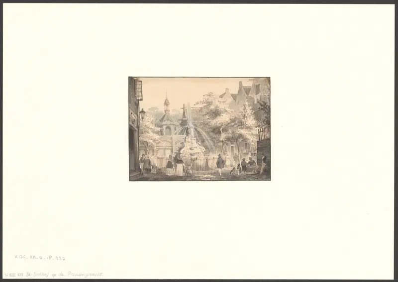 Gezicht op het Oude Doolhof aan de Prinsengracht Wall Art by Unknown - High-Resolution Digital Print