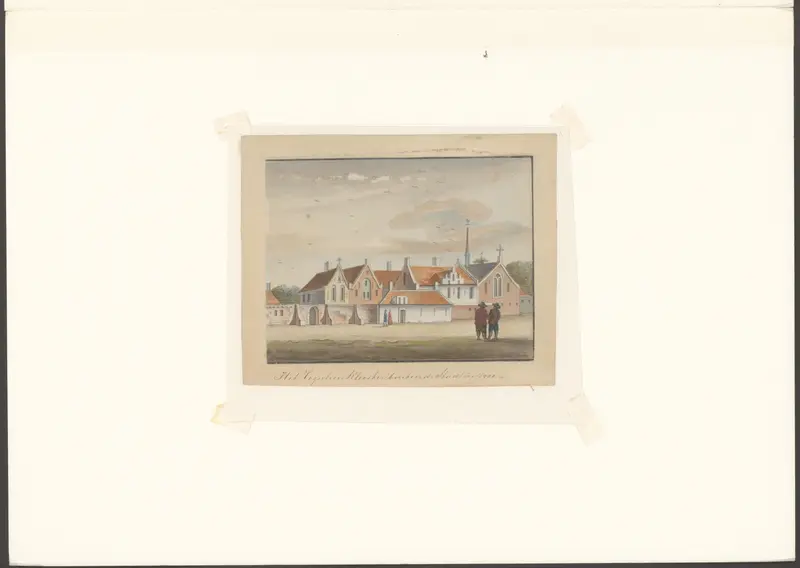 Gezicht op het Reguliersklooster Wall Art by Abraham de Haen (II) - High-Resolution Digital Print