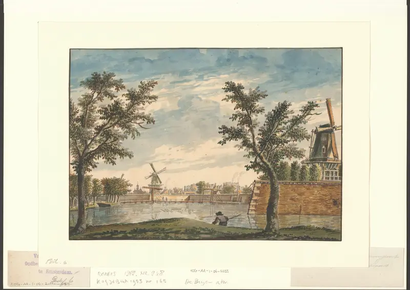 Gezicht op het Singel bij de Weteringpoort Wall Art by anonymous - High-Resolution Digital Print