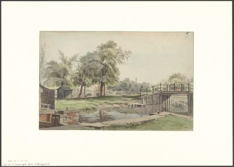 Gezicht op het Singel bij de Weteringpoort Wall Art by Unknown - High-Resolution Digital Print