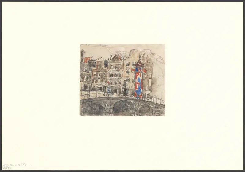 Gezicht op het Singel Wall Art by Unknown - High-Resolution Digital Print