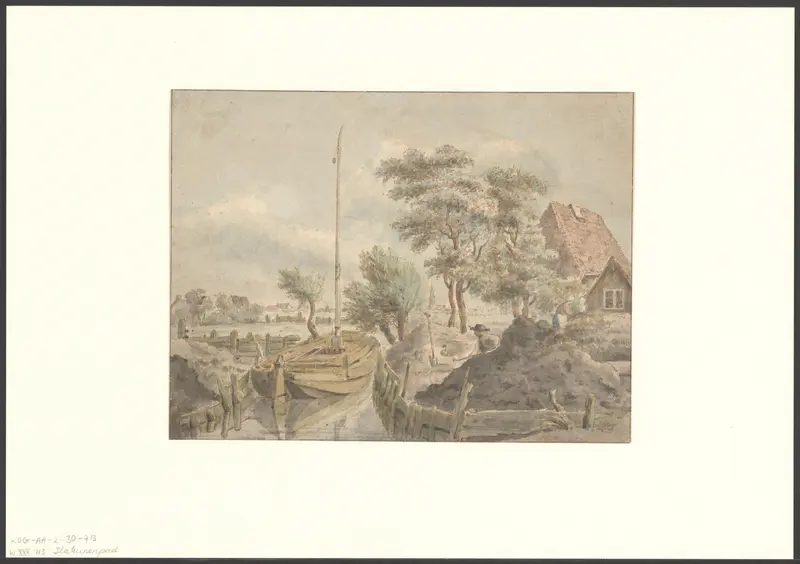 Gezicht op het Slatuinenpad Wall Art by Jan Hulswit - High-Resolution Digital Print