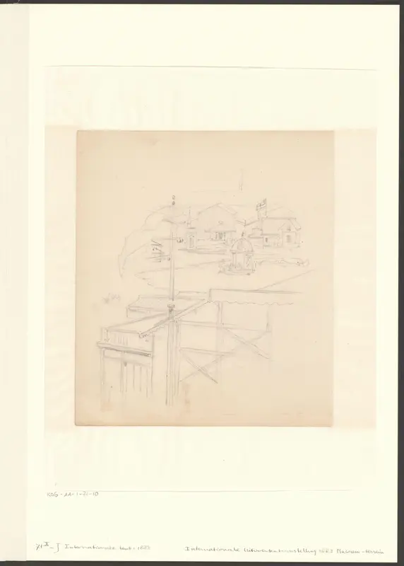 Gezicht op het tentoonstellingsterrein van de Internationale Koloniale en Uitvoerhandel Tentoonstelling te Amsterdam van 1883 Wall Art by Unknown - High-Resolution Digital Print