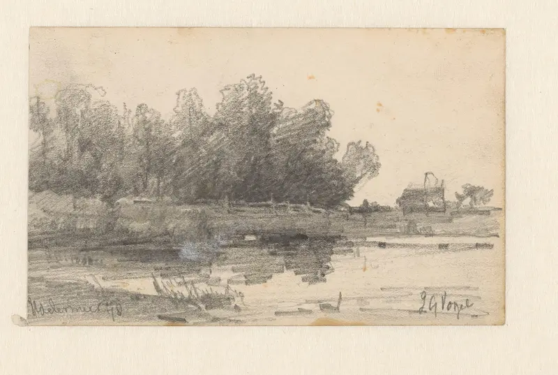 Gezicht op het Uddelermeer Wall Art by Unknown - High-Resolution Digital Print