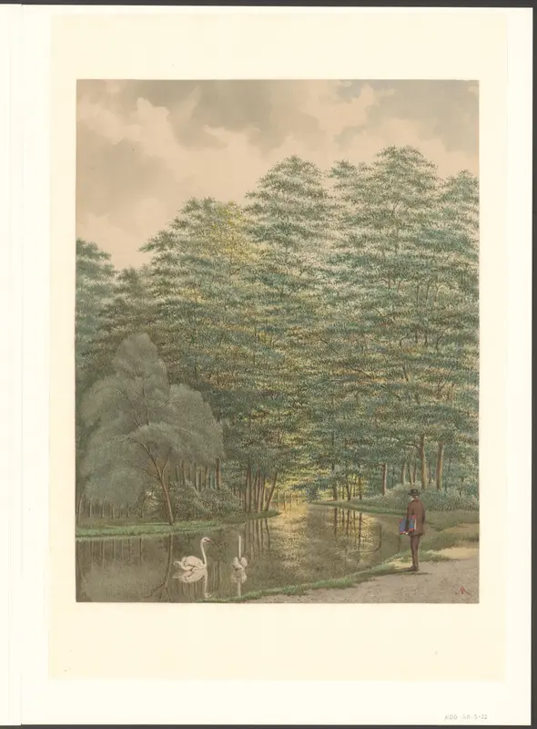 Gezicht op het Vondelpark Wall Art by Unknown - High-Resolution Digital Print