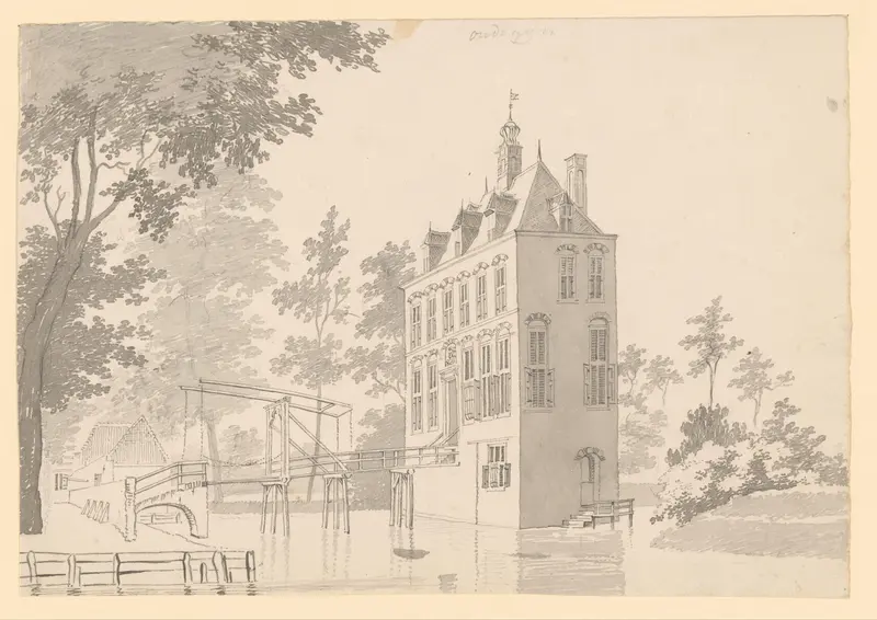 Gezicht op Huis Oudegein in Nieuwegein Wall Art by anonymous - High-Resolution Digital Print