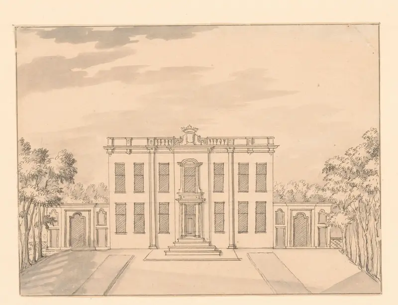 Gezicht op huis Rosenburg Wall Art by anonymous - High-Resolution Digital Print