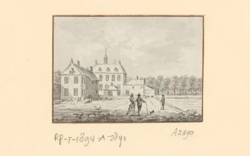 Gezicht op Huis Tol te Koudekerk aan den Rijn Wall Art by Unknown - High-Resolution Digital Print