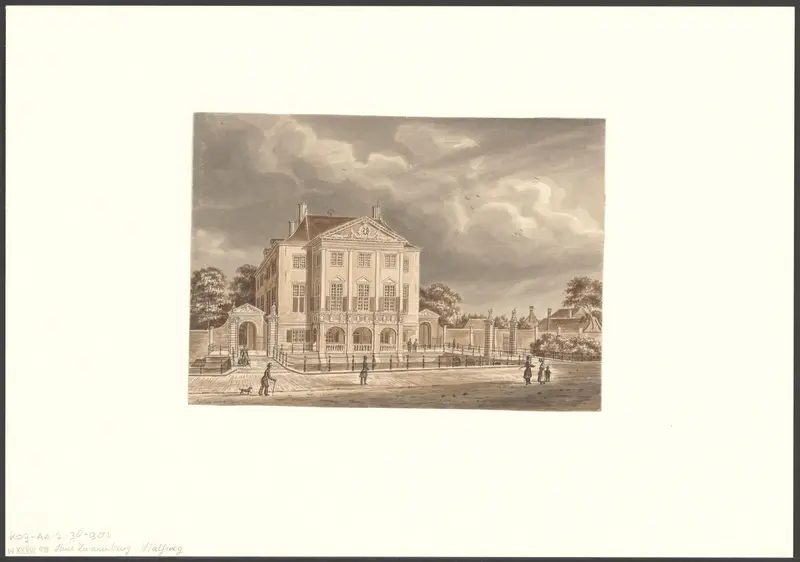 Gezicht op Huis Zwanenburg te Halfweg Wall Art by Unknown - High-Resolution Digital Print