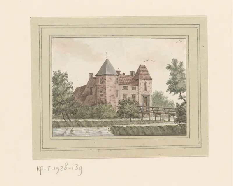 Gezicht op Kasteel de Wildt bij Gendringen Wall Art by anonymous - High-Resolution Digital Print