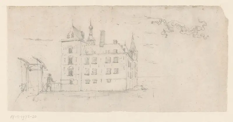 Gezicht op Kasteel Keppel Wall Art by anonymous - High-Resolution Digital Print
